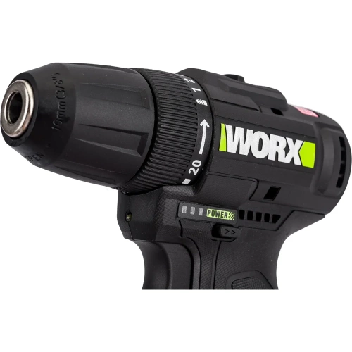 Аккумуляторная дрель-шуруповерт WORX Professional 12В, 38Нм, 2Ач х2 + 1,5 А WE210.2 фото 8