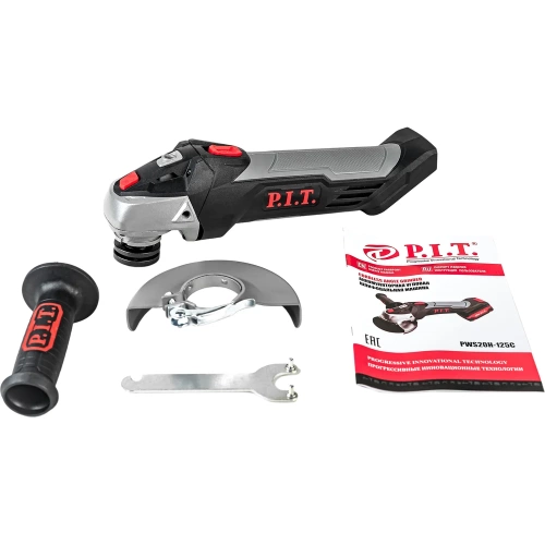 Аккумуляторная угловая шлифмашина P.I.T. PWS20H-125C фото 4