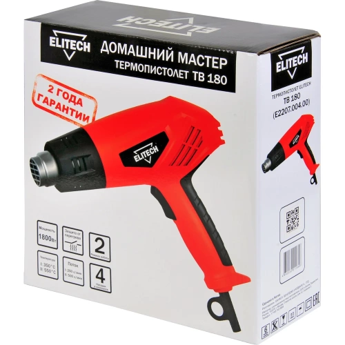 Термопистолет Elitech ТВ 180 ДМ 202425 фото 5