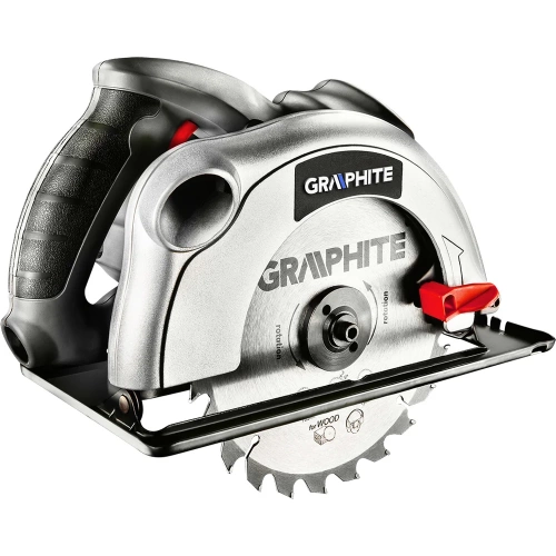 Дисковая пила GRAPHITE 185мм, 1200Вт 58G486 фото 3