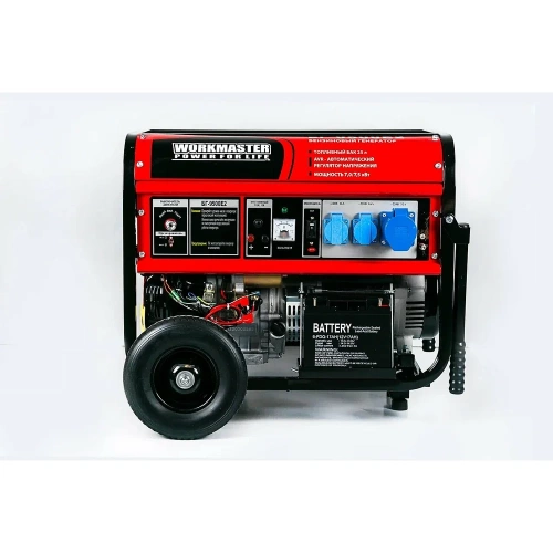 Бензиновый генератор WorkMaster БГ-9500E2 фото 4