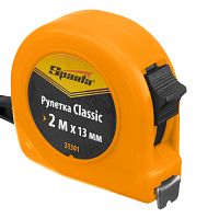 Рулетка Classic,2 м х 13 мм,пластиковый корпус Sparta