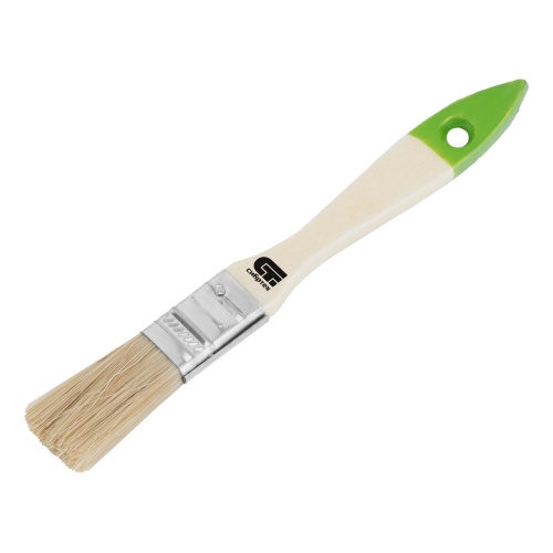 Кисть плоская 20 мм, натуральная щетина, деревянная ручка Сибртех Кисть плоская 20 мм, натуральная щетина, деревянная ручка Сибртех