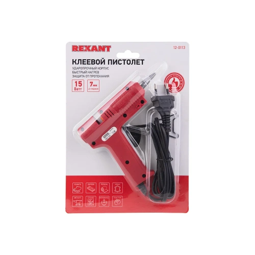 Клеевой пистолет Rexant 15 Вт 12-0113 фото 9
