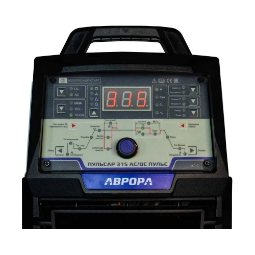 Аппарат для аргонодуговой сварки АВРОРА ПУЛЬСАР 315 AC/DC ПУЛЬС + аттестат НАКС 30466 фото 5