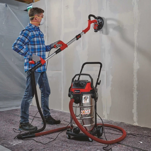 Пылесос строительный Einhell TE-VC 2340 SACL, 1500Вт, 225мбар, 40л, очистка фильтра, розетка 2342470 фото 3