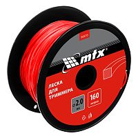 Леска для триммера квадрат 2,0 мм х 160 м, на катушке MTX