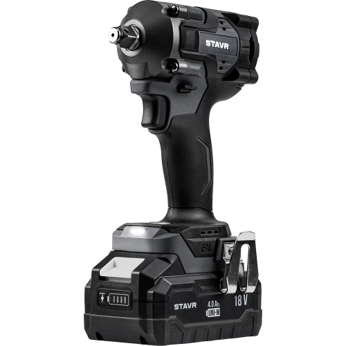 Гайковерт ударный Ставр 18V UNI-M, 1/2", 380 Нм, BL STAVR SWI 18BL-380V-1K (1х4.0 Ач, ЗУ, кейс), 9022300081 фото 3