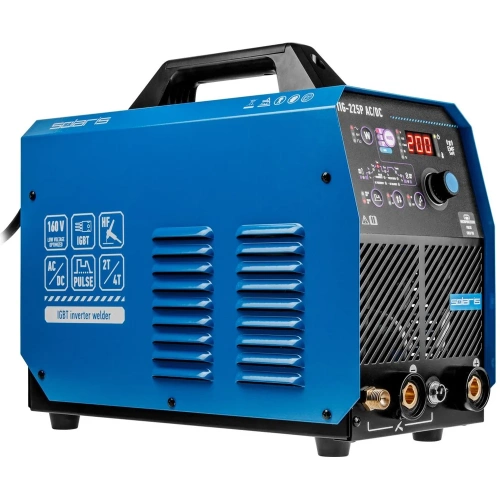 Инверторный аппарат аргонодуговой сварки SOLARIS TIG-225P AC/DC SL5718-8