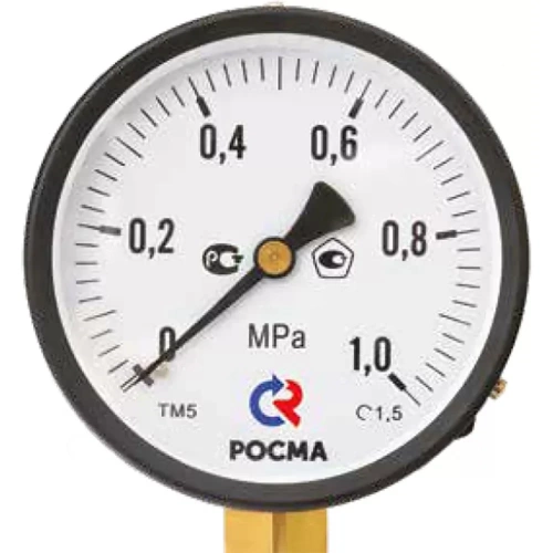 Манометр РОСМА ТМ-310Р.00 (0-2.5МПа) G1/4 общетехнический, 63мм D270-08430