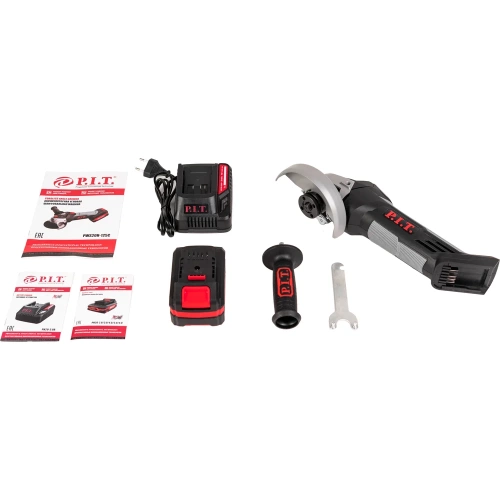 Аккумуляторная угловая шлифмашина P.I.T. PWS20H-125C/1 фото 8