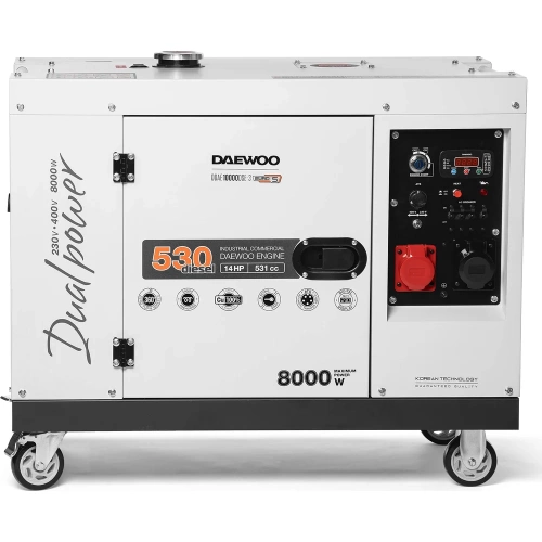 Дизельный генератор с функцией Dual Power Daewoo DDAE 10000DSE-3 фото 3