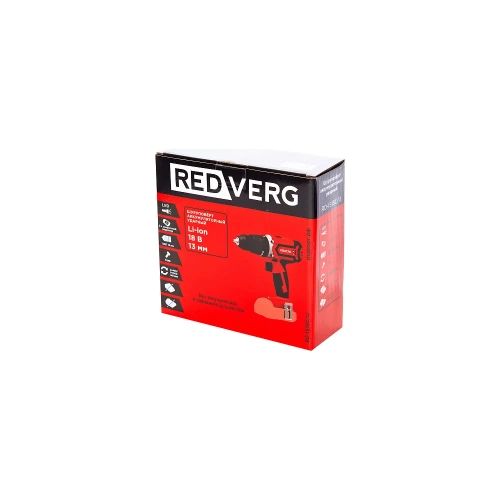 Аккумуляторная ударная дрель-шуруповерт REDVERGRD-IS18C/U без аккумулятора и з/у 6672865 фото 10