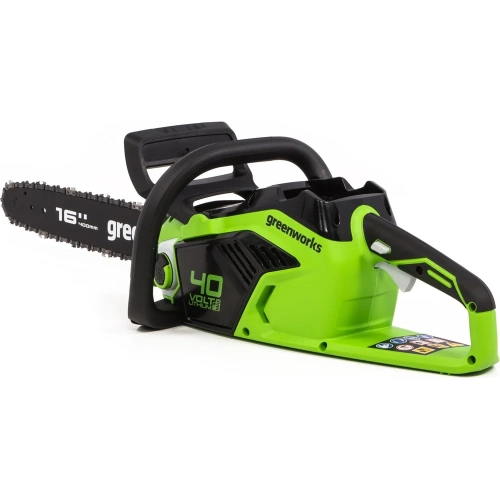 Цепная пила аккумуляторная GreenWorks GD40CS18 40V, 40 см, бесщеточная, до 1.8 КВт, с 1хАКБ 2Ач c USB и ЗУ 2005807USB2 фото 6