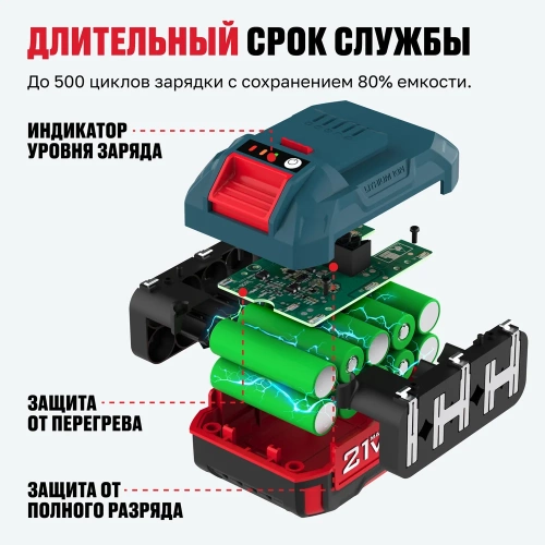 Аккумулятор ALTECO BCD 21-80 Li 77265 фото 7