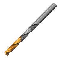 Сверло спиральное по металлу 7,5 x 109 мм, Р6М5, Golden Tip  Denzel