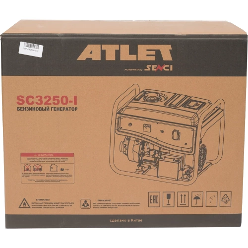 Бензиновый генератор ATLET (2.8кВт ручной стартер) SC3250-I фото 10