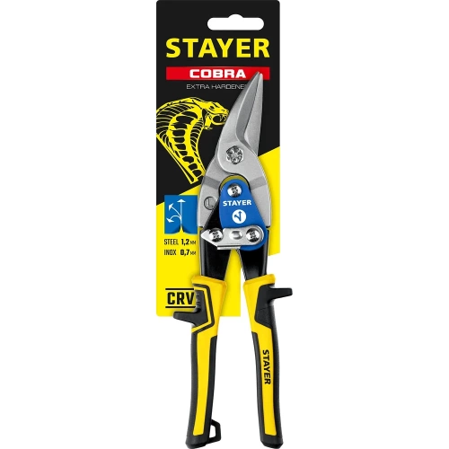Левые ножницы по металлу STAYER Cobra 250 мм 23055-L_z01 фото 10