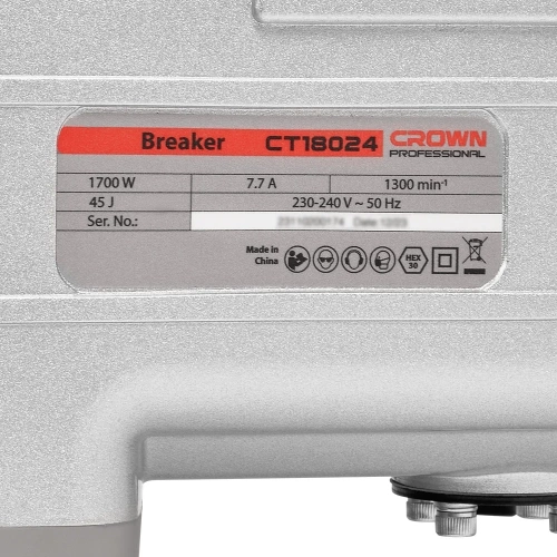 Отбойный молоток CROWN CT18024 BMC фото 5