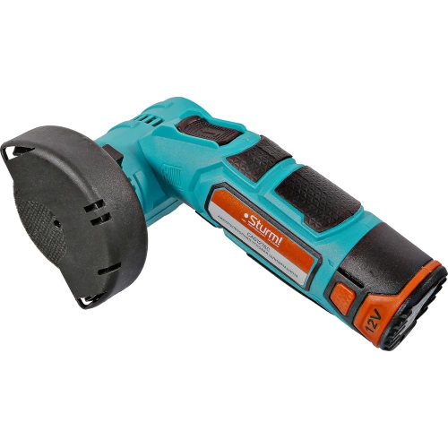 Аккумуляторная угловая шлифмашина Sturm 1BatterySystem12V CAG1276C фото 8