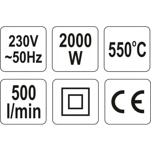 Технический фен YATO 550C YT-82288 фото 4