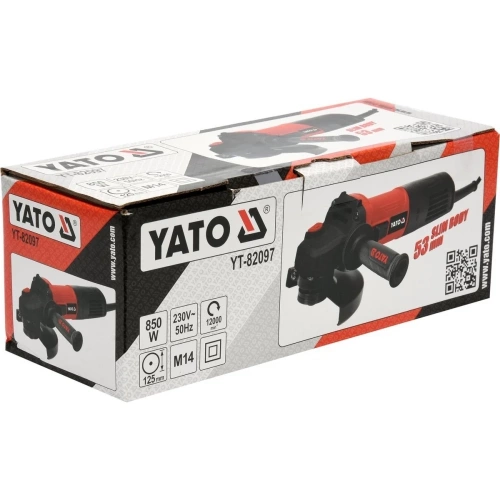 Углошлифовальная машина YATO 850 Вт, 125 мм YT-82097 фото 4