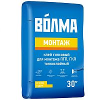 Клей гипсовый Волма Монтаж 30 кг