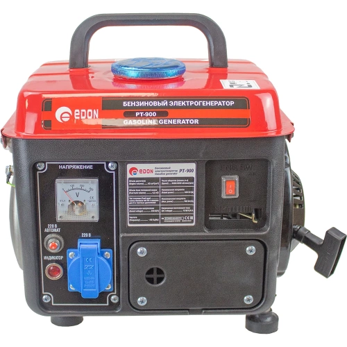 Бензиновый генератор EDON PT-900 (0.65 кВт./0.9 кВт.,ручной стартер) 21527 фото 3
