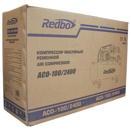 Компрессор масляный коаксиальный Redbo ACO-100/2400 19743 фото 7