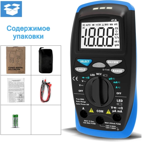 Мультиметр HoldPeak HP-41A фото 8