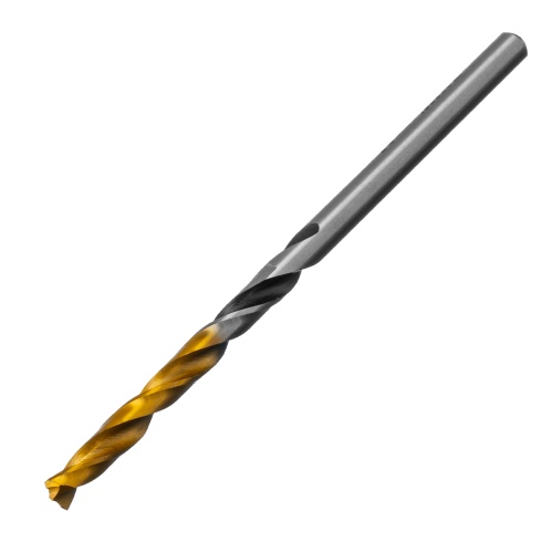 Сверло спиральное по металлу 3,5 x 70мм, Р6М5, Golden Tip, многогранная заточка, 2шт. Denzel фото 2