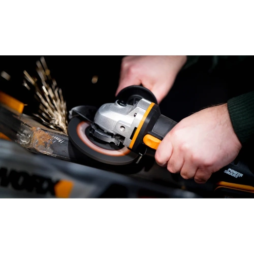 Аккумуляторная угловая шлифмашина WORX без АКБ и ЗУ WX803.9 фото 11