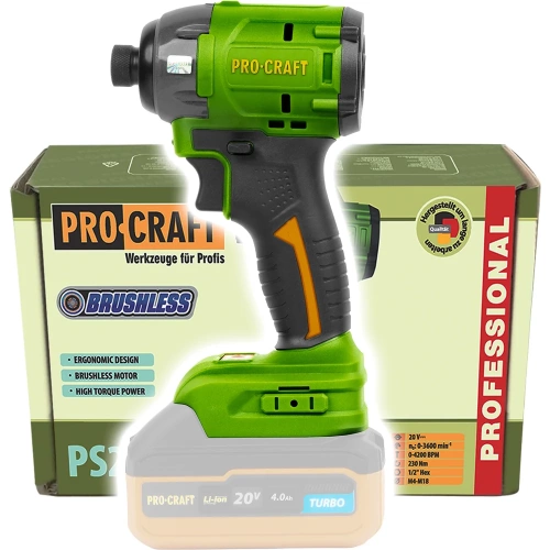 Винтоверт аккумуляторный Procraft 20В 230Нм Без АКБ и ЗУ PS22 фото 11