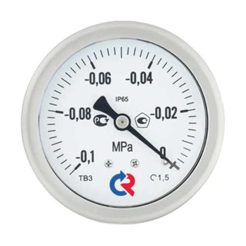 Виброустойчивый вакуумметр РОСМА ТВ-320Т.00 (-0.1-0МПа) ДК63 G1/4, класс точности 1.5 D070-03912