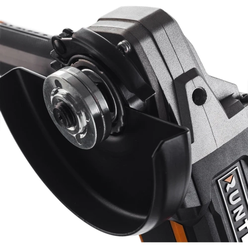 Шлифмашина угловая Runtec аккумуляторная PRO 125 мм, 20В, 2х6Ач, 1600Вт RT-AG1600 фото 7