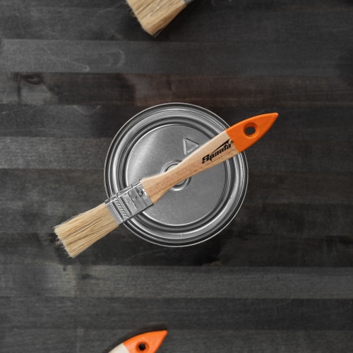 Кисть плоская Slimline 3/4" (20 мм) натуральная щетина, деревянная ручка Sparta фото 7