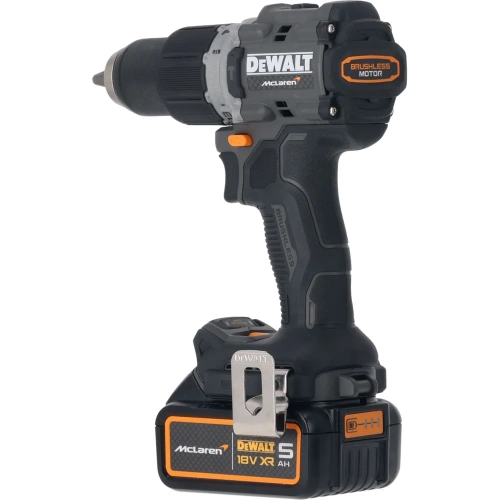 Аккумуляторный набор Dewalt McLaren Limited Edition DCK200MP2T: дрель-шуруповерт + шуруповерт, с 2 АКБ 5 Ач и ЗУ, в кейсе TSTAK DCK200MP2T-QW фото 7