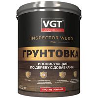 Грунтовка изолирующая по дереву VGT ВД-АК-0301 с добавками против танинов 12 кг