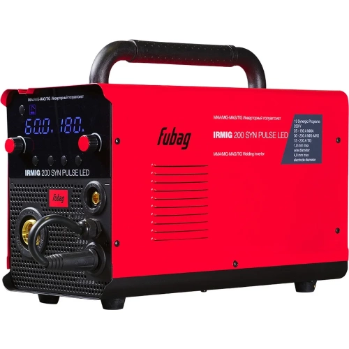 Сварочный полуавтомат FUBAG IRMIG 200 SYN PULSE LED (с горелкой 250А в комплекте) 646405 фото 4