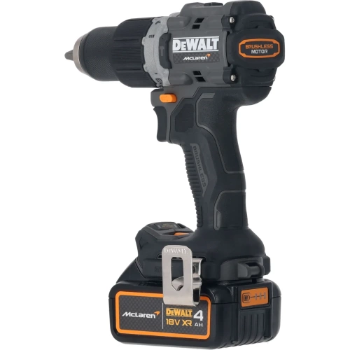 Ударная дрель-шуруповерт Dewalt McLaren Limited Edition DCD85MM2T, 18 В, 2000 об/мин, с 2 АКБ 4 Ач и ЗУ, в кейсе TSTAK DCD85MM2T-QW фото 6