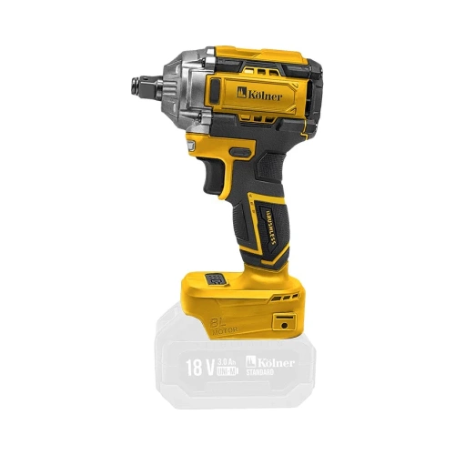 Гайковерт ударный аккумуляторный Kolner 18V UNI-M, BL, 280 Нм, KWI 18-280BLV, 1/2", 8022300030 фото 3