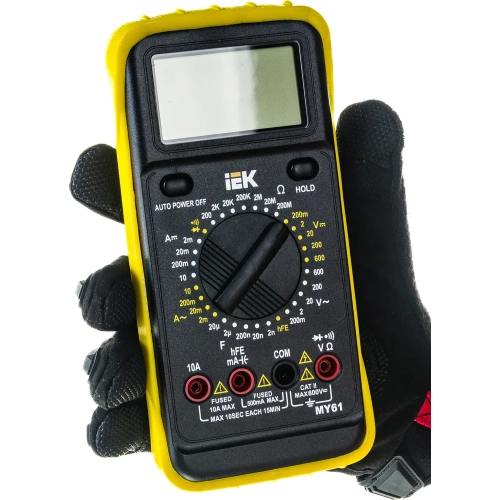 Цифровой мультиметр IEK Professional MY61 469879 TMD-5S-061 фото 6