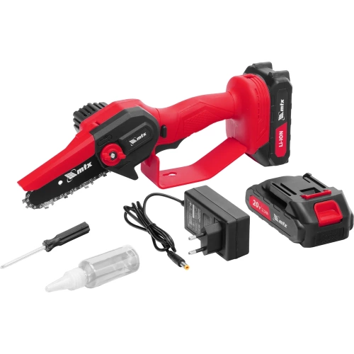 Цепная мини-пила аккумуляторная MTX MCS-100, шина 100 мм, Li-Ion, 20 В 58640 фото 3