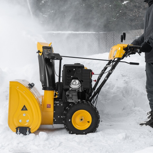 Бензиновая снегоуборочная машина SBL 711D PRO, 302cc, эл.старт, фара, обогрев, блок. дифф. Denzel фото 36