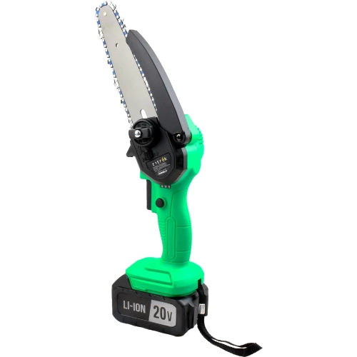Цепная аккумуляторная пила Zitrek GreenSaw Extra power 20 В, 4,0 Ач Li-ion аккум. 1 шт, 2,0 Ач Li-ion аккум. 1шт, ЗУ 082-1851 фото 3
