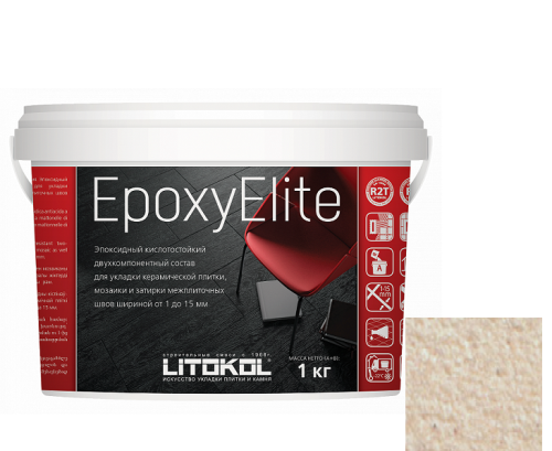 Затирка эпоксидная для швов Litokol Epoxyelite E.08 бисквит 1 кг