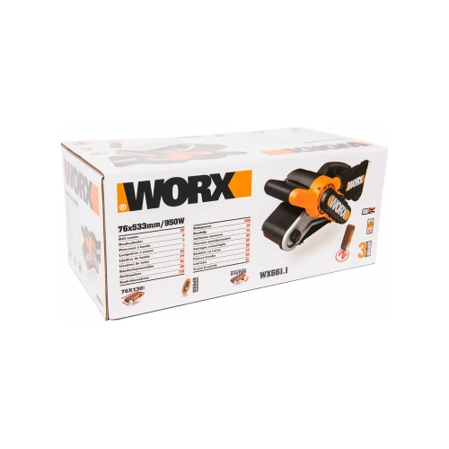 Электрическая ленточная шлифмашина WORX 950 Вт WX661.1 фото 5