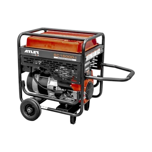 Бензиновый однофазный генератор 13кВт ATLET SC15000-I фото 4