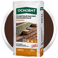 Раствор кладочный Основит Брикформ МС11 шоколадный 25 кг
