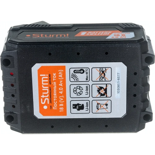 Аккумулятор 1BatterySystem (18 В; 4 Ач) Sturm SBP1804 фото 9